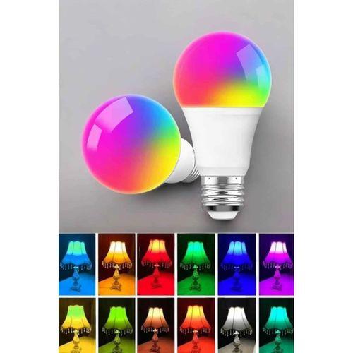 Led Ampul Enerji Dostu Rgb Işıklı 100w Led Işık
