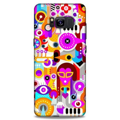 Lopard Samsung Galaxy S8 Uyumlu Kılıf Soyut Sanat (20) Desenli Koruyucu Kılıf
