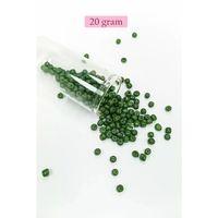 Dökme Cam Kum Boncuk Büyük Boy (6/0) 4 mm - 20 Gram - Koyu Yeşil - BNC076