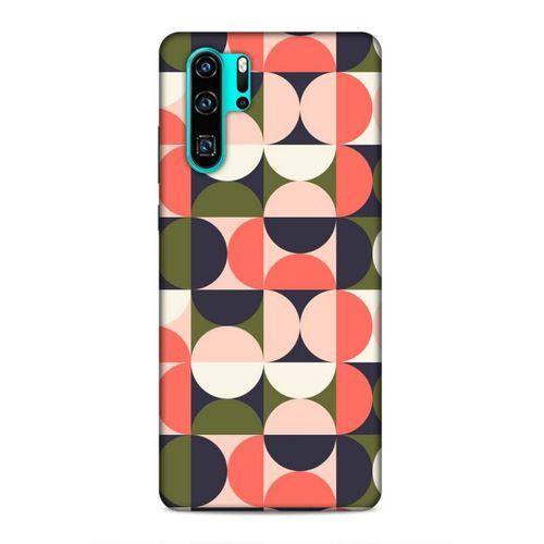 Huawei P30 Pro Uyumlu Kılıf Insomnia (42) Rugged Armor Kılıf Kare Daire