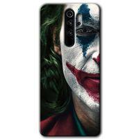 MRCİLETİSİM Xiaomi Redmi Note 8 Pro Kılıf Baskılı Kapak - Joker + 5D Tam Kaplayan Cam
