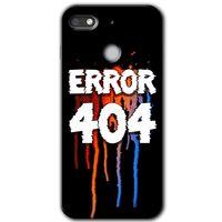 MRCİLETİSİM General Mobile GM 8 Go Kılıf HD Desen Baskılı Arka Kapak + Temperli Cam - 404 Error