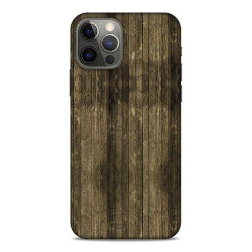 Lopard Apple iPhone 12 Pro Uyumlu Kılıf Wood'X (20) Koruyucu Kılıf Desenli