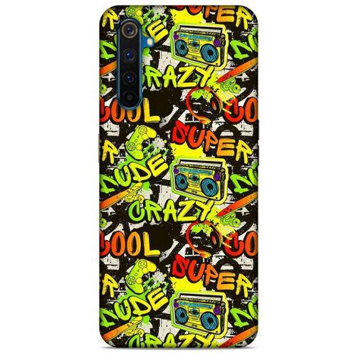 Graffitix (28) Desenli Silikon Kapak Oppo Realme 6 Kılıf