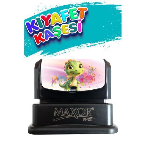 Kıyafet Kaşesi Yavru Dinazor Temalı Öğrenci Kaşesi / Kıyafet Etiketi / Kumaş Kıyafet Kaşesi