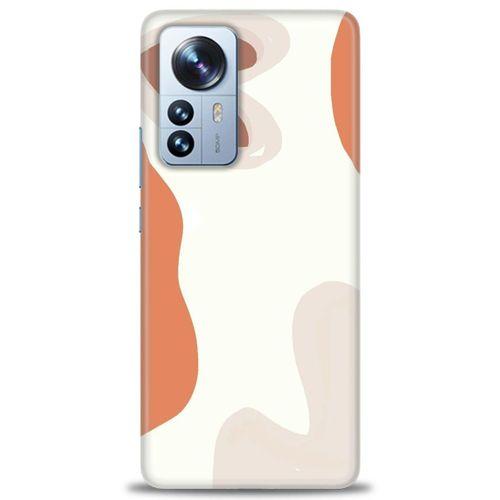 Xiaomi Mi 13 Lite Kılıf HD Baskılı Kılıf - Kahve Kalp + Tam Ekran Koruyucu
