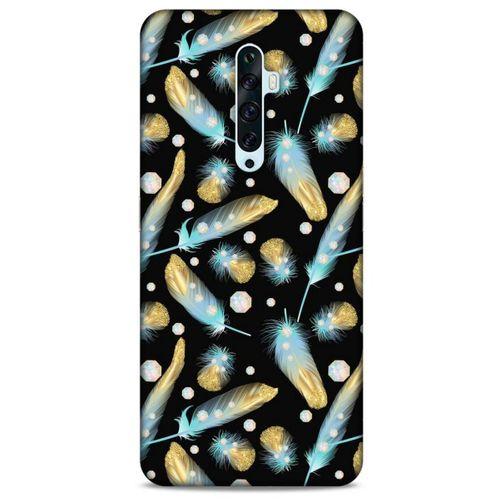 Oppo Reno 2z Kılıf Desenli Özel Seri Tüyler (26) Tpu Silikon Kılıf