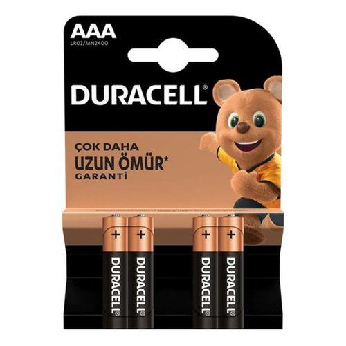 Duracell LR03/MN2400 AAA İnce Alkalin Pil (4'lü Paket)