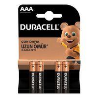 Duracell LR03/MN2400 AAA İnce Alkalin Pil (4'lü Paket)
