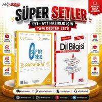 ÜçDörtBeş Yayınları Paragraf Sıfır Risk ve AKM Dil Bilgisi Soru Bankası Seti 2 Kitap