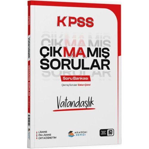 KPSS Vatandaşlık Çıkmamış Sorular Soru Bankası Akademi Denizi