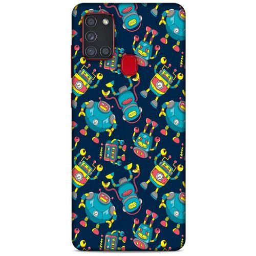 Retro (9) Desen Kılıf Renkli Samsung Galaxy A21s Kılıf