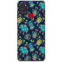 Retro (9) Desen Kılıf Renkli Samsung Galaxy A21s Kılıf