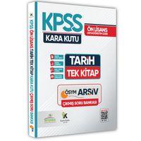 KPSS Önlisans-Ortaöğretim Tarihin Kara Kutusu TEK KİTAP ÖSYM Çıkmış Soru Bankası Dijital Çözümlü