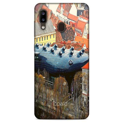 Samsung Galaxy A20 Kılıf Dünya Mimarisi (32) Soft Silikon Kılıf Kunsthaus Müzesi Avusturya