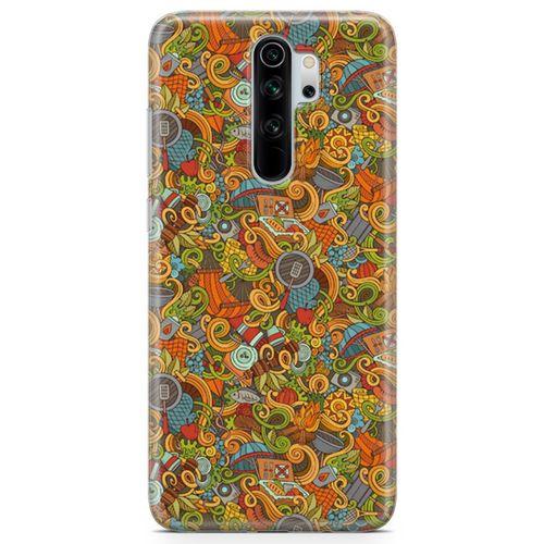 Xiaomi Redmi Note 8 Pro Kılıf Doodle Piknik Seti Arka Kapak Koruma Desenli Full Koruyucu