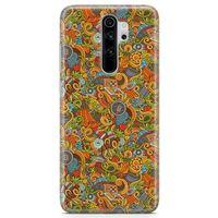 Xiaomi Redmi Note 8 Pro Kılıf Doodle Piknik Seti Arka Kapak Koruma Desenli Full Koruyucu