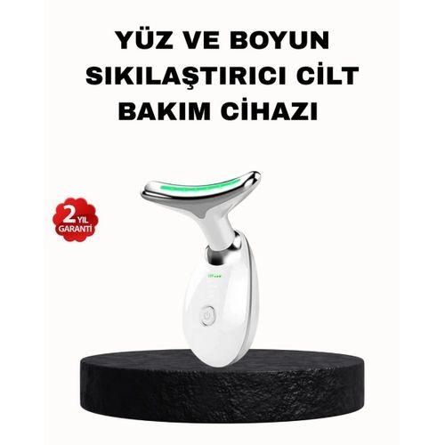 Ems Mikro Akım Yüz Ve Boyun Sıkılaştırıcı Cihaz 7000 Vpm Titreşim Isı Terapili