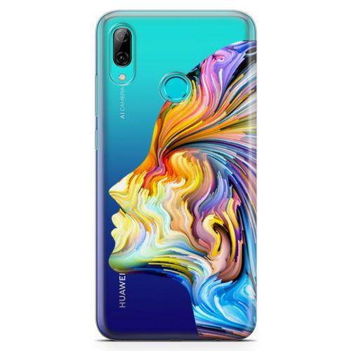 Huawei Y7 2019 Kılıf Yüz Renk Arka Kapak Koruma Desenli Full Koruyucu