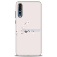 Huawei P20 Pro Kılıf HD Baskılı Kılıf - Love + Tam Ekran Koruyucu