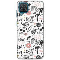 Lopard Samsung Galaxy A12 Uyumlu Kılıf Pop Culture (9) Kılıf