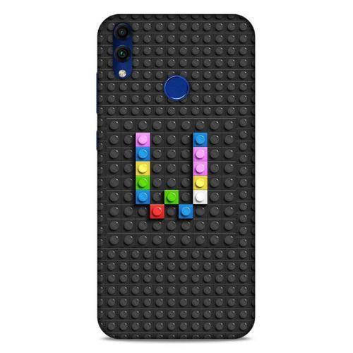 Lopard Huawei Honor 8C Uyumlu Kılıf BloX (39) Liquid Crystal Kılıf W Harfi