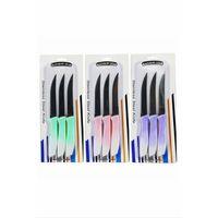 3'lü Tırtıklı Meyve Bıçağı 1 Adet Royaleks-CLKN-1869