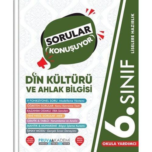 6. Sınıf Din Kültürü ve Ahlak Bilgisi Sorular Konuşuyor Pruva Akademi