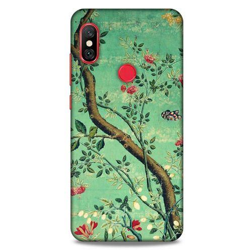 Xiaomi Redmi Note 6 Pro Uyumlu Kılıf Yeşil Delisi (28) Arka Kapak Zümrüt yeşili