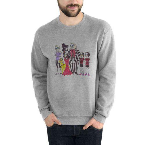 Family By Baskılı Gri Erkek Sweatshirt