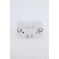 Çoklu Set Küpe - Gümüş