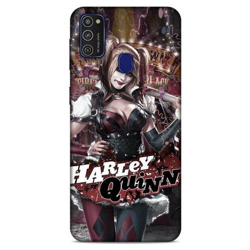 Samsung Galaxy M21 Uyumlu Kılıf Harley Quinn (41) Tank Kılıf Lime