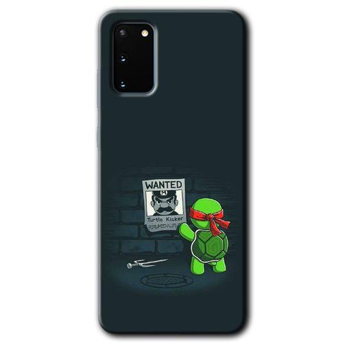 Galaxy S20 Kılıf HD Desen Baskılı Arka Kapak - Kaplumbağa Avcısı + Kırılmaz Cam