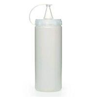 Şeffaf Kapaklı Sızdırmaz Yağlık Sosluk Şişesi Plastik Yağdanlık 400 Ml Ap-9028