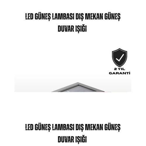 Güneş Enerjili Su Geçirmez Led Duvar Lambası