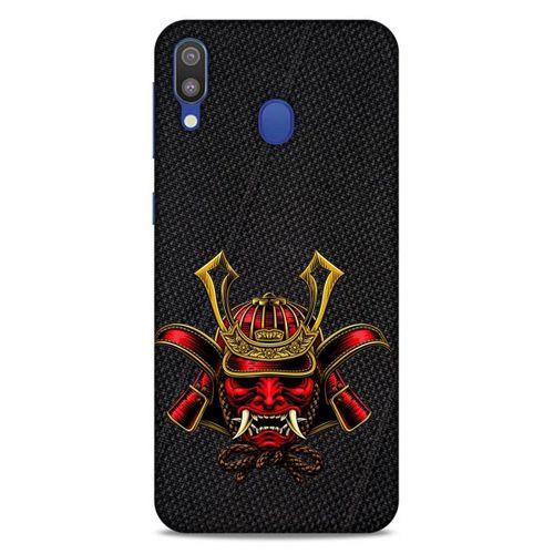 Lopard Samsung Galaxy M20 Uyumlu Kılıf Tattoo's (36) Glitter Kılıf Kırmızı Şeytan