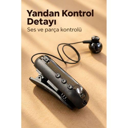 Sesli Bildirim Destekli Makaralı Bluetooth Kulaklık