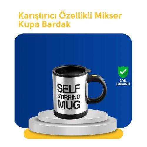 Pratik ve Dayanıklı Termos Kupa | Tek Tuşla Otomatik Karıştırma