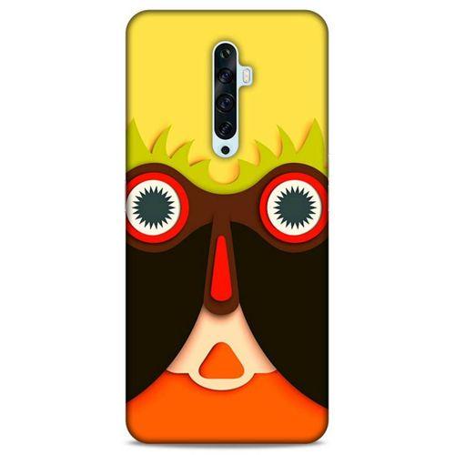 Lopard Oppo Reno 2z Uyumlu Kılıf Soyut Sanat (4) Desenli Koruma Kılıfı