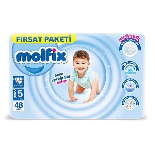 Molfix Molfix Bebek Bezi Fırsat Paketi 5 Beden 11-18 Kg 48 Adet