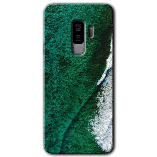Galaxy S9 Plus Kılıf HD Desen Baskılı Arka Kapak - Yeşil Okyanus