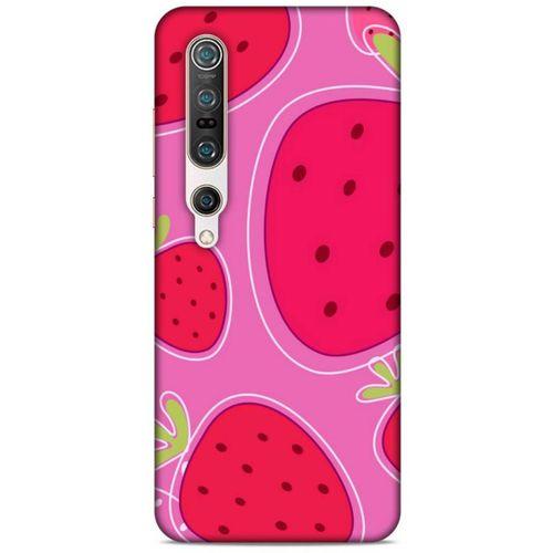 Xiaomi Mi 10 Pro Uyumlu Kılıf Pembe Delisi (29) Arka Koruma Kılıfı Çilek