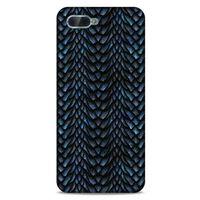 Oppo Rx17 Neo Kılıf Dragons (4) Koruma Kılıfı Ejderha Skin Lacivert