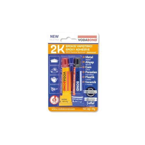 Vodaband 2k Rapid Epoxy Yapıştırıcı (15+15gr)( Reçine+sertleştirici)