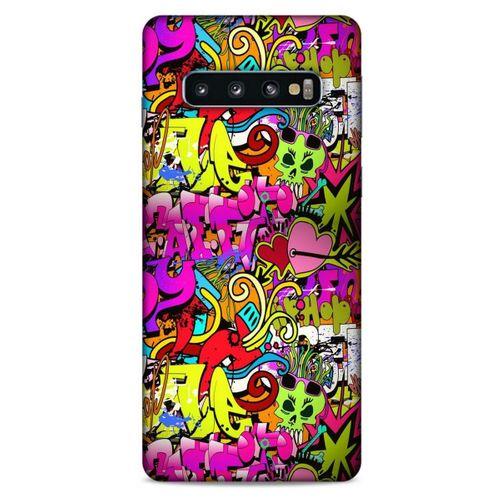 Graffitix (6) Desenli Silikon Kapak Samsung Galaxy S10 Kılıf