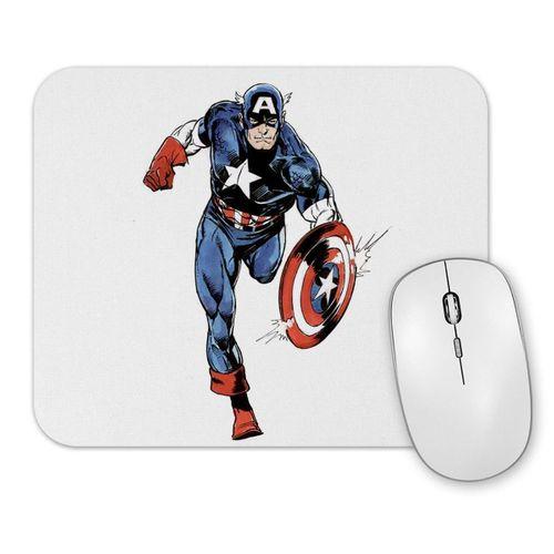 Captain America Splash Art Mouse Pad