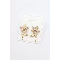 Çiçek Küpe - Altın