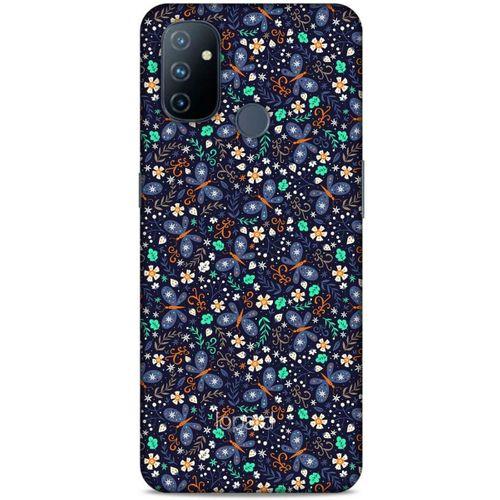 Huawei P40 Pro Kılıf Kelebek Etkisi (8) Baskılı Kılıf Turkuaz Beyaz