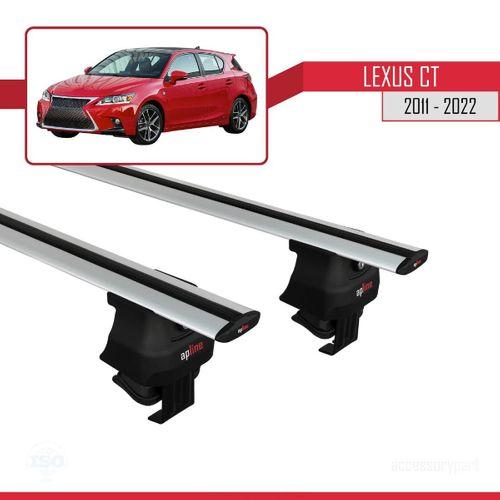 Lexus CT 2011-2022 Arası ile uyumlu ACE-4 Ara Atkı Tavan Barı GRİ