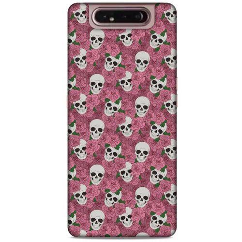 Samsung Galaxy A80 Uyumlu Kılıf Pembe Delisi (37) Silicone Cover İskelet